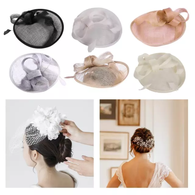 Bride Fascinator Hat Lady Trendy Headband British Headdress for Stage