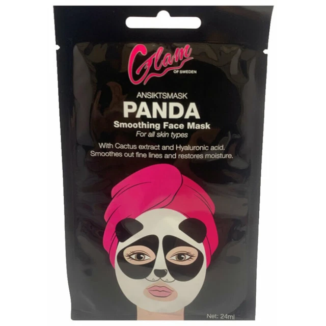 Glam of Sweden Smoothing Face Mask Panda 24 ml