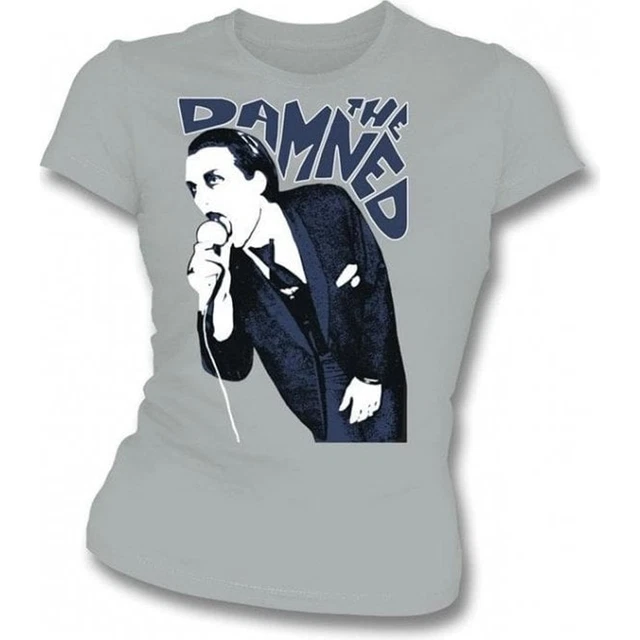 retro The Damned band T-shirt sport grey Short Sleeve All Sizes S-5Xl 1F1313
