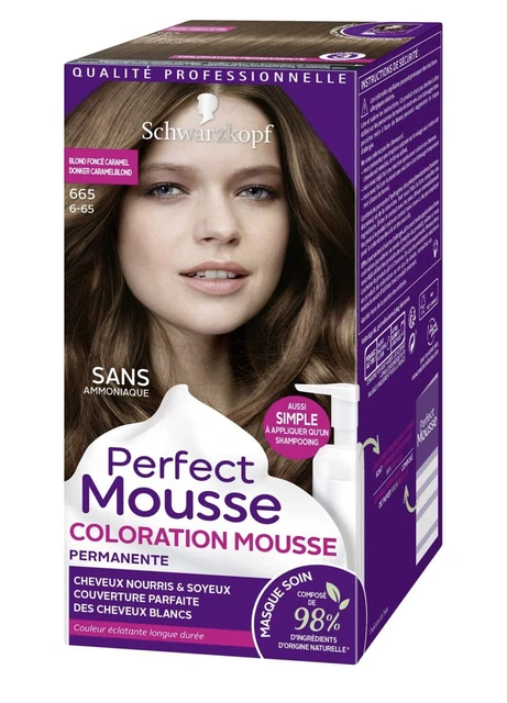 Coloration Schwarzkopf Perfect Mousse 800 Blond - 98% Naturelle (boîte Abîmée)