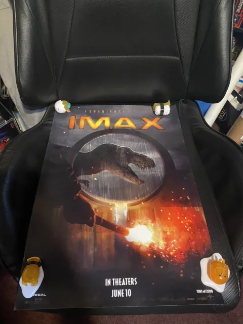 Jurassic World Dominion in IMAX~NEW~Regal Exclusive Movie Poster~Numbered Print