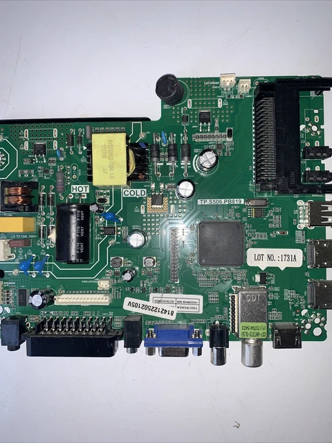 Carte Mère (Main Board) TP.S506.PB819 Pour TV Oceanic OCEALED32319B2 - Bon état D'occasion