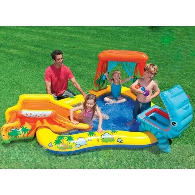 Intex Dinosaur Play Center dinoszaurusz játszóközpont 249x191x109 cm Intex Dinosaur Play Center dinoszaurusz játszóközpont 249x191x109 cm