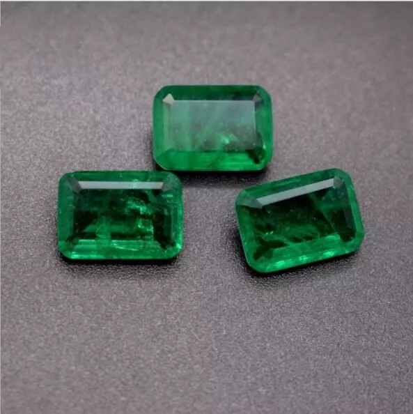 Natural Colombia corte esmeralda 4*6MM-13*18MM AAAAA+ VVS piedra preciosa perdedora