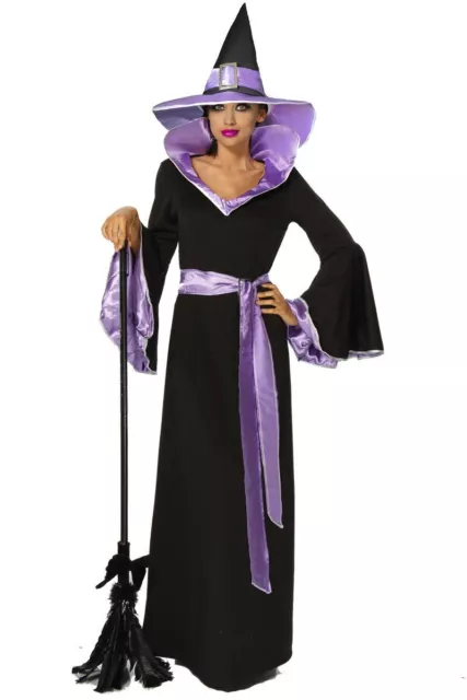 Zauberin Gr.S/M Hexenkostüm Kostüm Hexe Karneval Fasching Halloween Damen Kleid