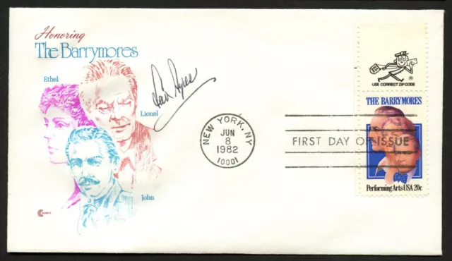 Lew Ayres d1996 signed autograph auto Actor as Dr. Kildare Postal Cover FDC