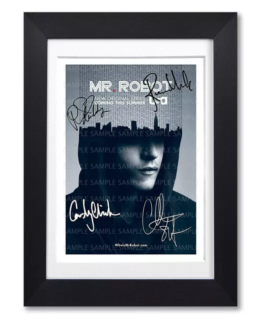 Mr Robot Cast Signed Poster Tv Show Series Season Print Photo Autograph Gift