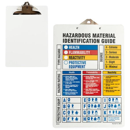 Brady 99448 Clipboard, 13" Height, 9" Width, Rectangle