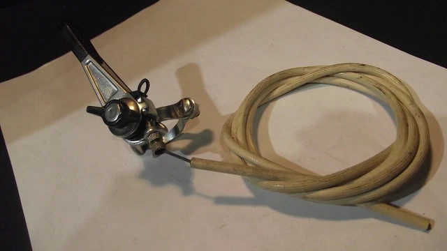 Jeu De Commandes Simplex Vintage - Fixation Tube Diagonal, Friction, Made In France 70s/80s