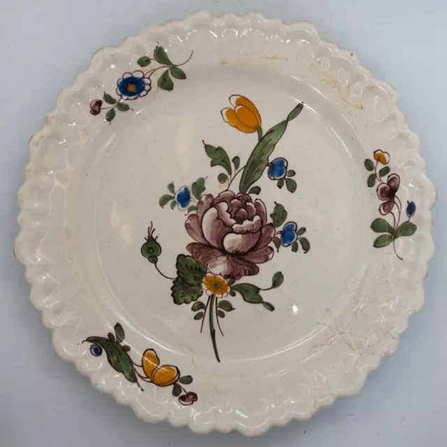 Assiette en faience de Bergerac