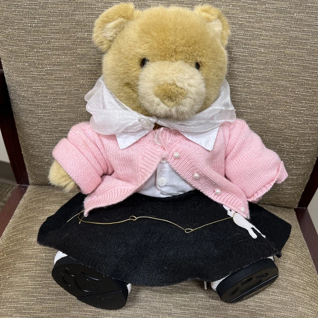 Build A Bear Teddy with 50's style Poodle Skirt, Sweater, Scarf, Saddle Shoes Build A Bear Teddy with 50's style Poodle Skirt, Sweater, Scarf, Saddle Shoes