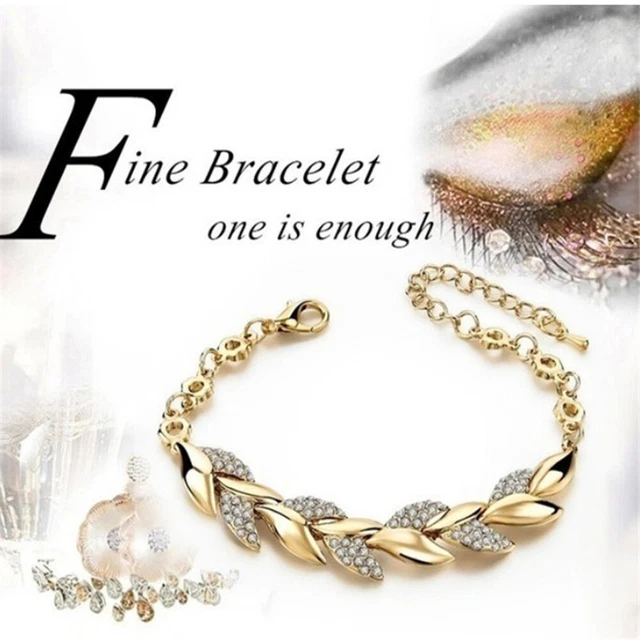 Exquisito brazalete de pérdida de peso joyería para quemar grasa hombres mujeres brazaletes delgados (dorados)