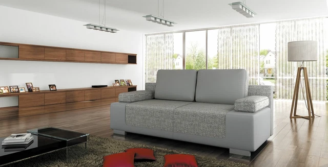 Luxury Sofa 1x Sofas Modern Design 3 Seater Couch with Bed Function Couches New