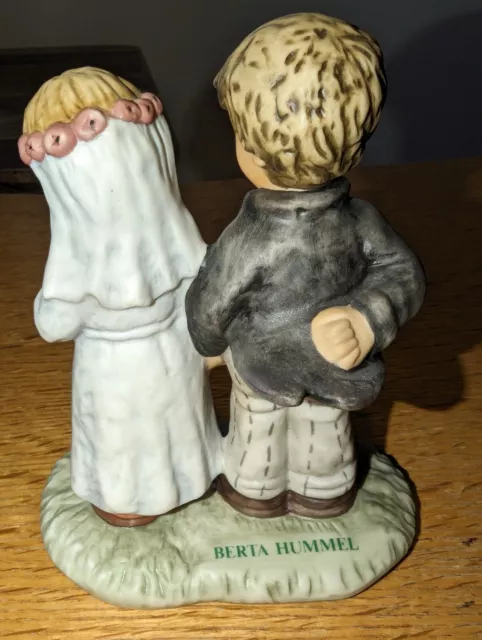 Cute Wedding Couple: From This Day Forward Berta Hummel Figurine by Goebel #BH6 2