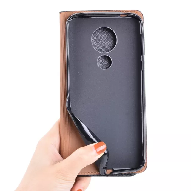 Forest PU Leder Handyständer Abdeckung Flip Case für Motorola E6 E13 E20 E30 E40/G 2