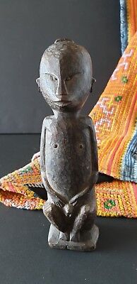 Old Borneo Dayak Miniature Wood Carving …beautiful detail and aged patina 2