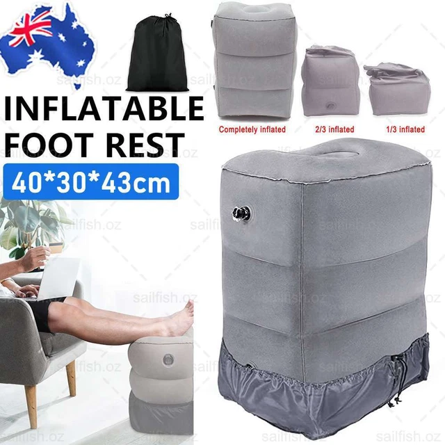 Foot Rest Travel Air Pillow 3 Layers Inflatable Cushion Leg Foot rest Relax Car