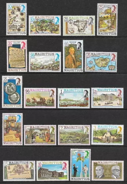 Mauritius 1978-86 Set to 25r. (MNH)