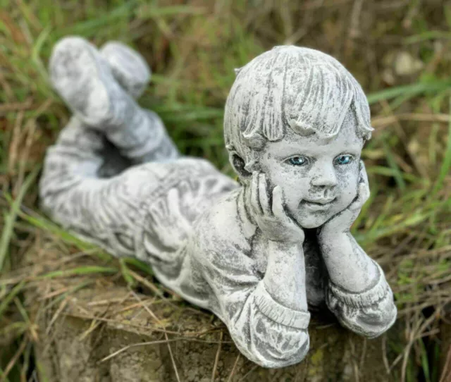 Steinfigur 3 Eichhörnchen Frostfest Gartenfigur 3 Eichhörnchen Auf