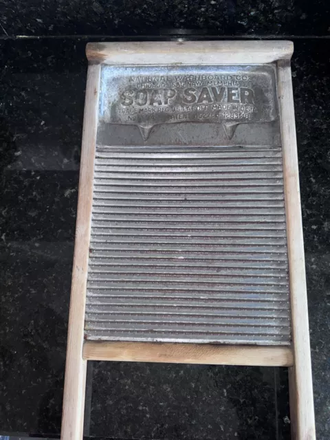 Vintage Soap Saver Washboard - National Washboard Company No. 194