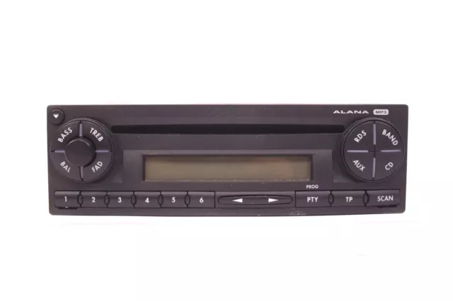 CD Autoradio Seat Ibiza 6L Alana 6L0035186 A Grundig MP3 Player Radio + Code