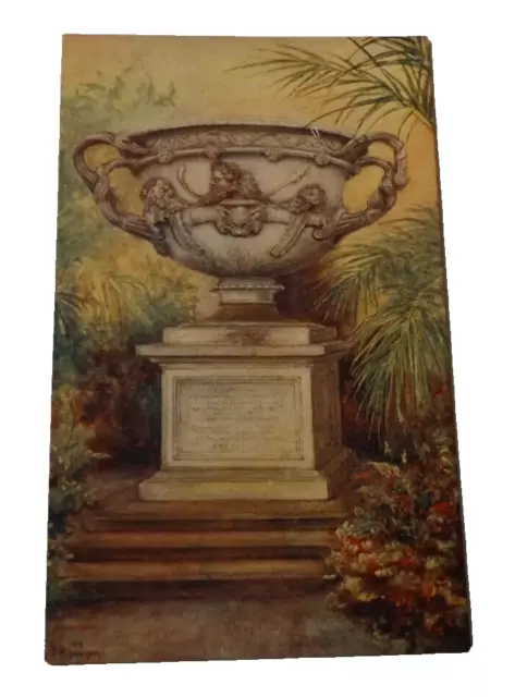 Die 'Vase', Warwick Castle, Künstlerkarte von A. R. Quinton