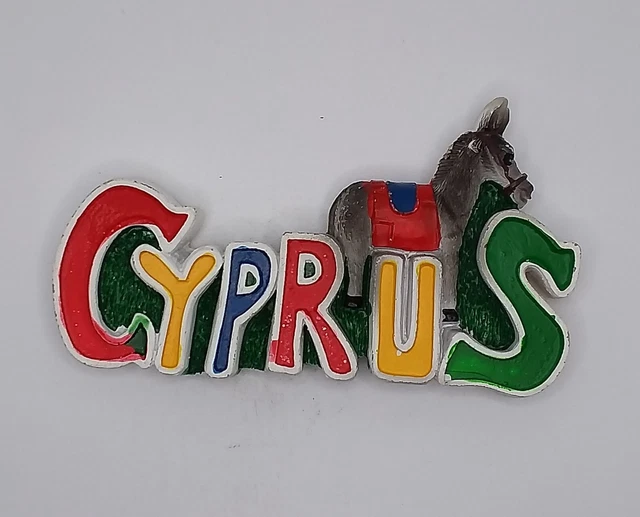 Magnete Calamita Resina Frigo  Souvenir Fridge Magnet Cipro