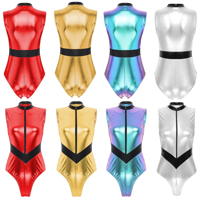 FEESHOW Damen Dessous Stringbody High Cut Rückenfrei Sexy Einteiler