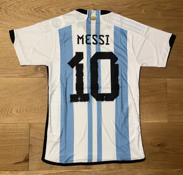 LIONEL MESSI- ARGENTINA 2022 World Cup Winners Jersey - Player Edition
