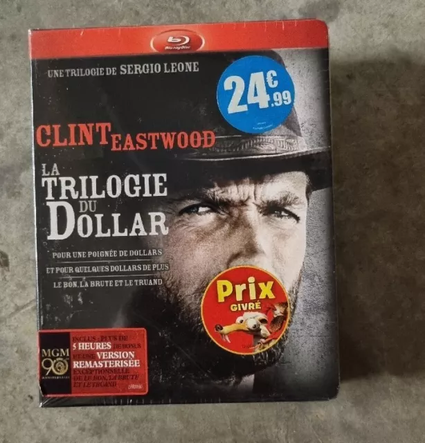 bluray - COFFRET "LA TRILOGIE DU DOLLAR" - CLINT EASTWOOD -  Neuf