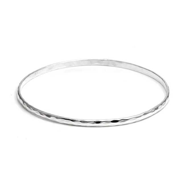 Triple Bracelet Interconnecté En Argent Sterling 925 Silverly - Neuf Avec étiquettes, Style Jonc Rigide