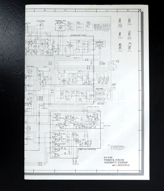 ORIGINAL AKAI GX-646 Tonbandgerät Schaltplan/Schematic /Circuit Diagram ...