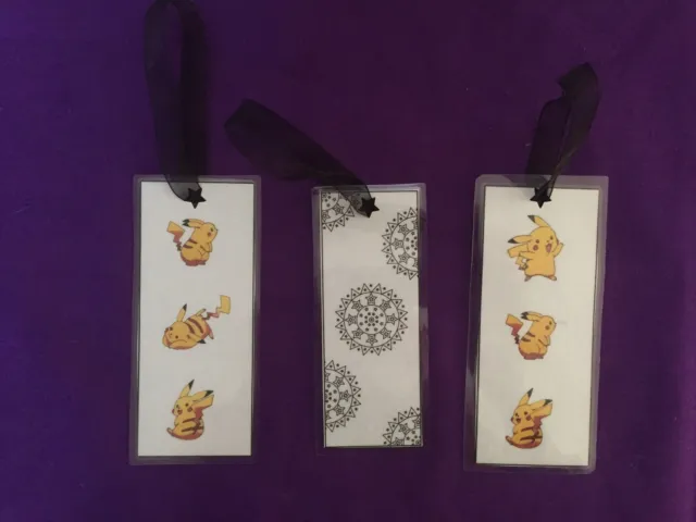 Pikachu and Mandala Bookmarks