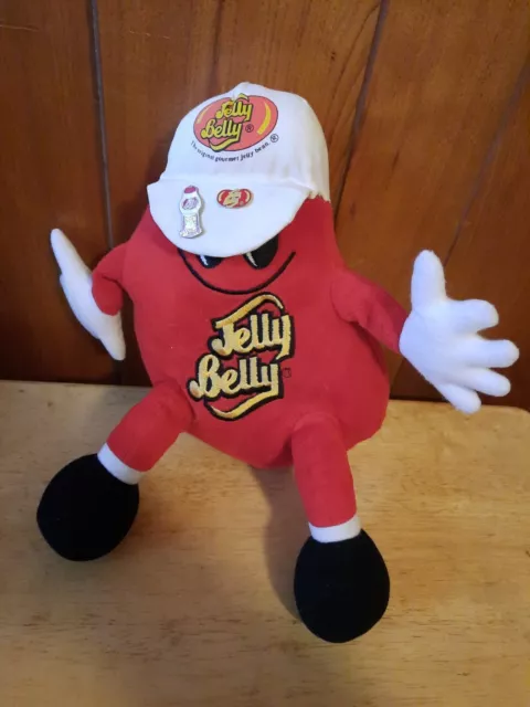 Mr Jelly Belly Very Cherry Bean Bag Toy 7" Plush. Candy Advertising 1999