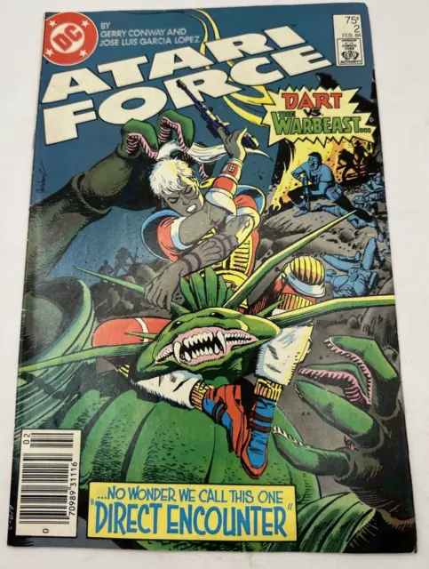 DC Comics Atari Force #2 Dart Versus the Warbeast 1984 Vintage Comic Book