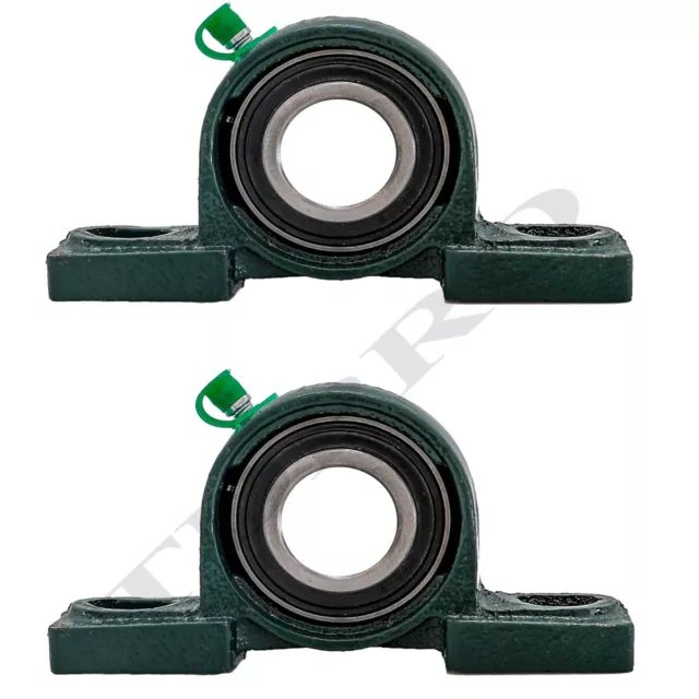 2x UCP205 Pillow Block Bearing Self Aligning Bottom Foot Mount Housing 25mm Bore