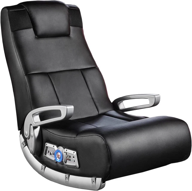 X Rocker SE II Leather Video Gaming Chair Lounging Floor Rocker with Wireless .
