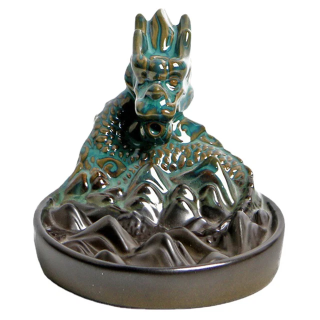 Y bruciatore di incenso grande fiore di loto fatto a mano linea multicolore porta incenso sala da tè Office Home Decor ation Buddha Home Decor  15
