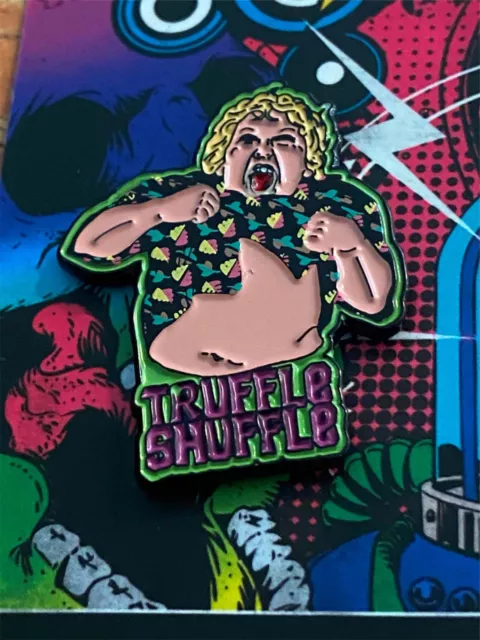 The Goonies Chunk Truffle Shuffle 1980's Theme Bam! Geek Box Enamel Pin LE New