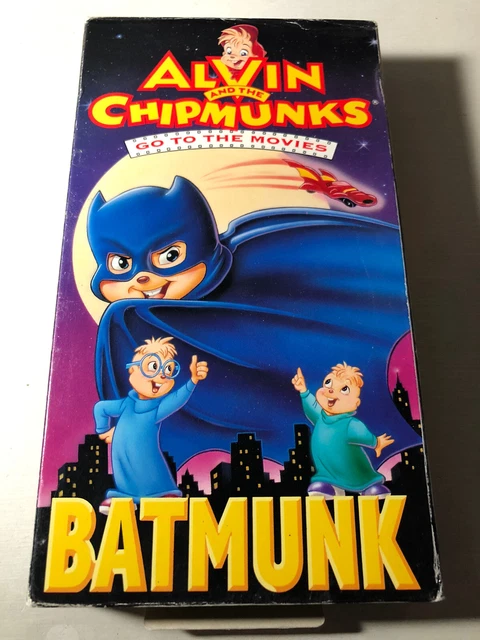 ALVIN AND THE Chipmunks Go To The Movies - Batmunk VHS Animated Family