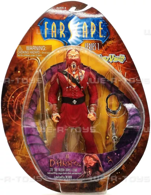 Farscape Series 1 Ka D'Argo Action Figure Toy Vault 2000 #FS002 NEW 2