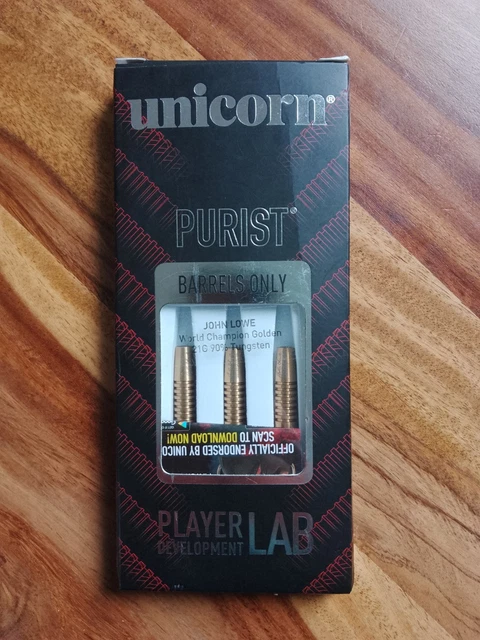 RARE UNICORN JOHN Lowe Golden Hero 20g Tungsten Darts £49.99
