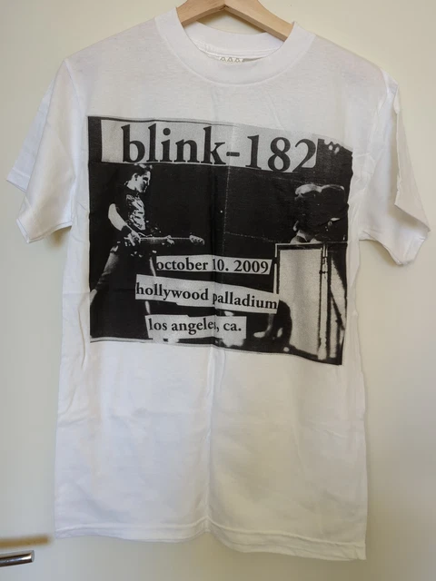 T-shirt Blink-182 Lapin Visage - Article Officiel Rare, Blanc, Coton, Neuf Sans étiquettes