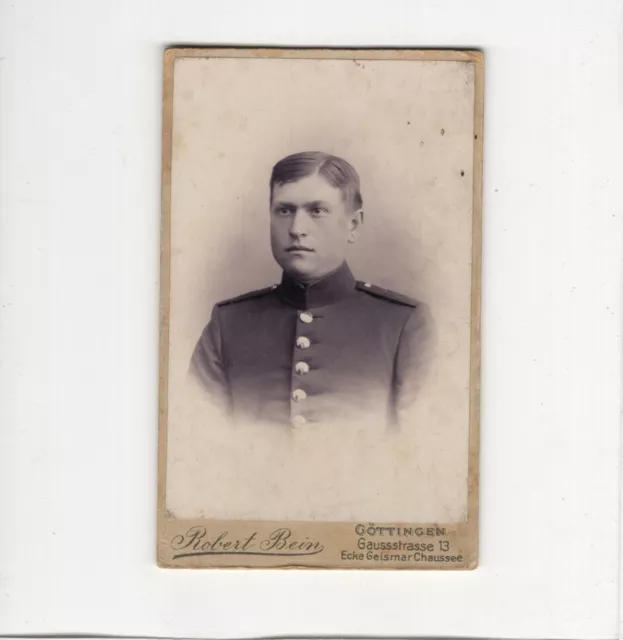 CDV Foto Soldat - Göttingen um 1900