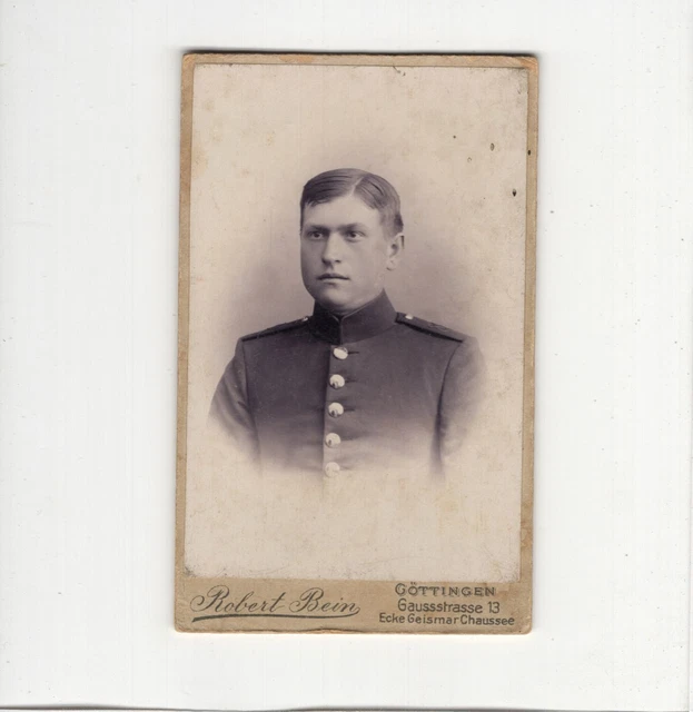 CDV Foto Soldat - Göttingen um 1900