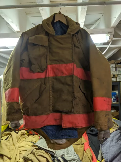 Morning Pride Firemans Turnout  Bunker Coat Gear 44/27-33/31