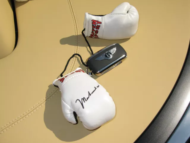 Abdallah Ali Autógrafo Mini Guantes de Boxeo PAFFENSPORT Cassius Clay Nuevo Raro