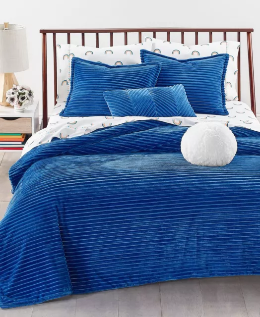 Whim By Martha Stewart Collection Corduroy 3-Pc. Full/Queen Comforter Set, Navy