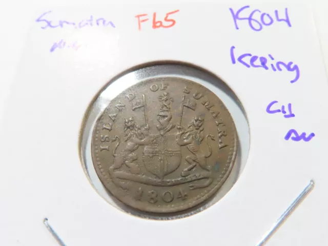 F65 Netherlands East Indies Sumatra 1804 Keping Choice AU