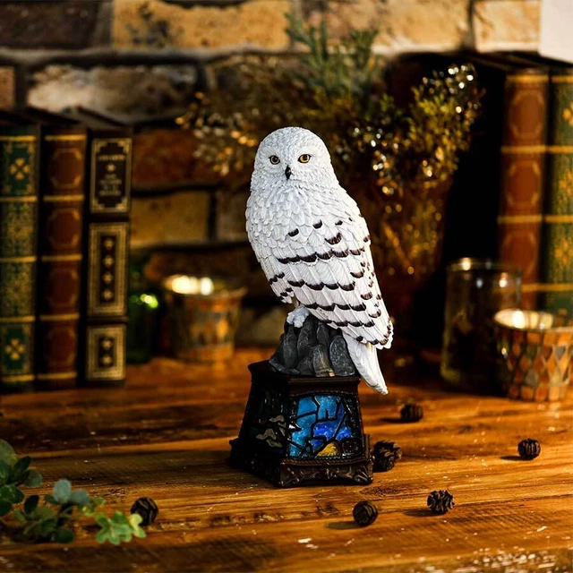HARRY POTTER HEDWIG Statue Figure Music Box Hogwarts Night £313.67